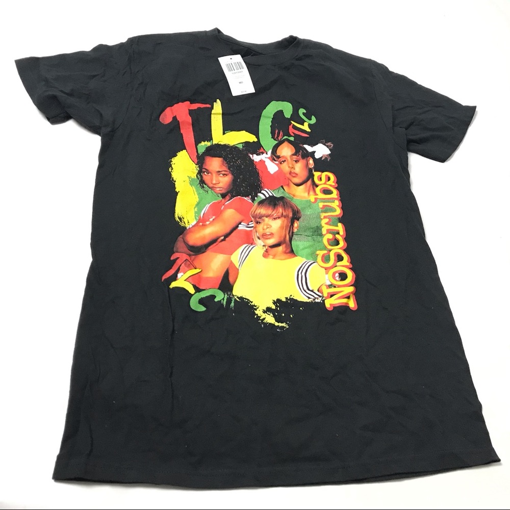 TLC No Scrubs Rasta Men’s M Short Sleeve T Shirt